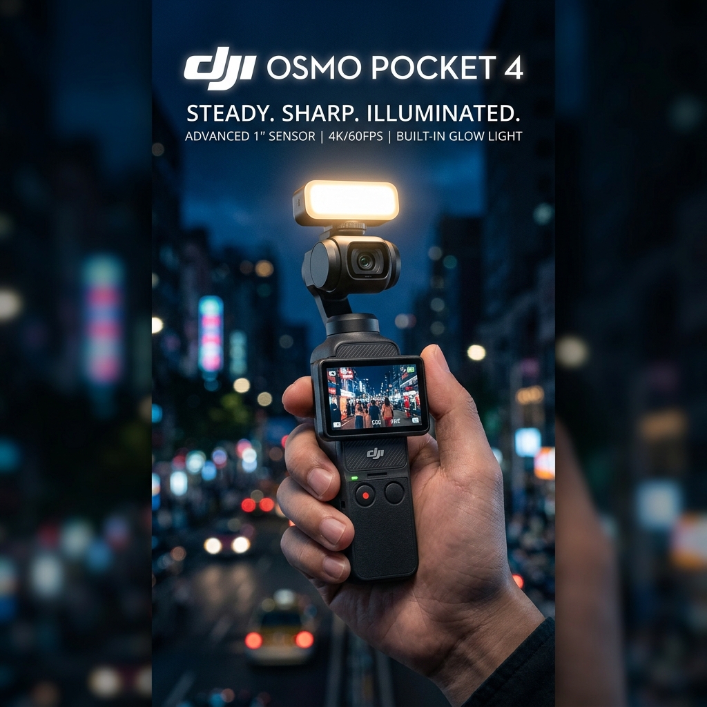 DJI Osmo Pocket 4 Banner