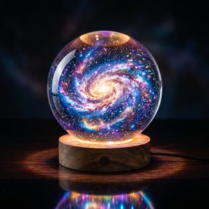 Mini 3D Galaxy Projection Crystal Ball Night Light